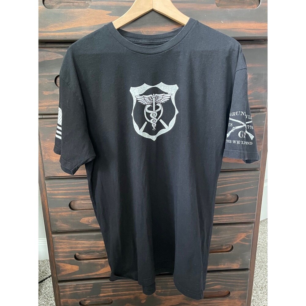 Grunt Style HERO Men's Black T-Shirt 2XL Short Sleeve
